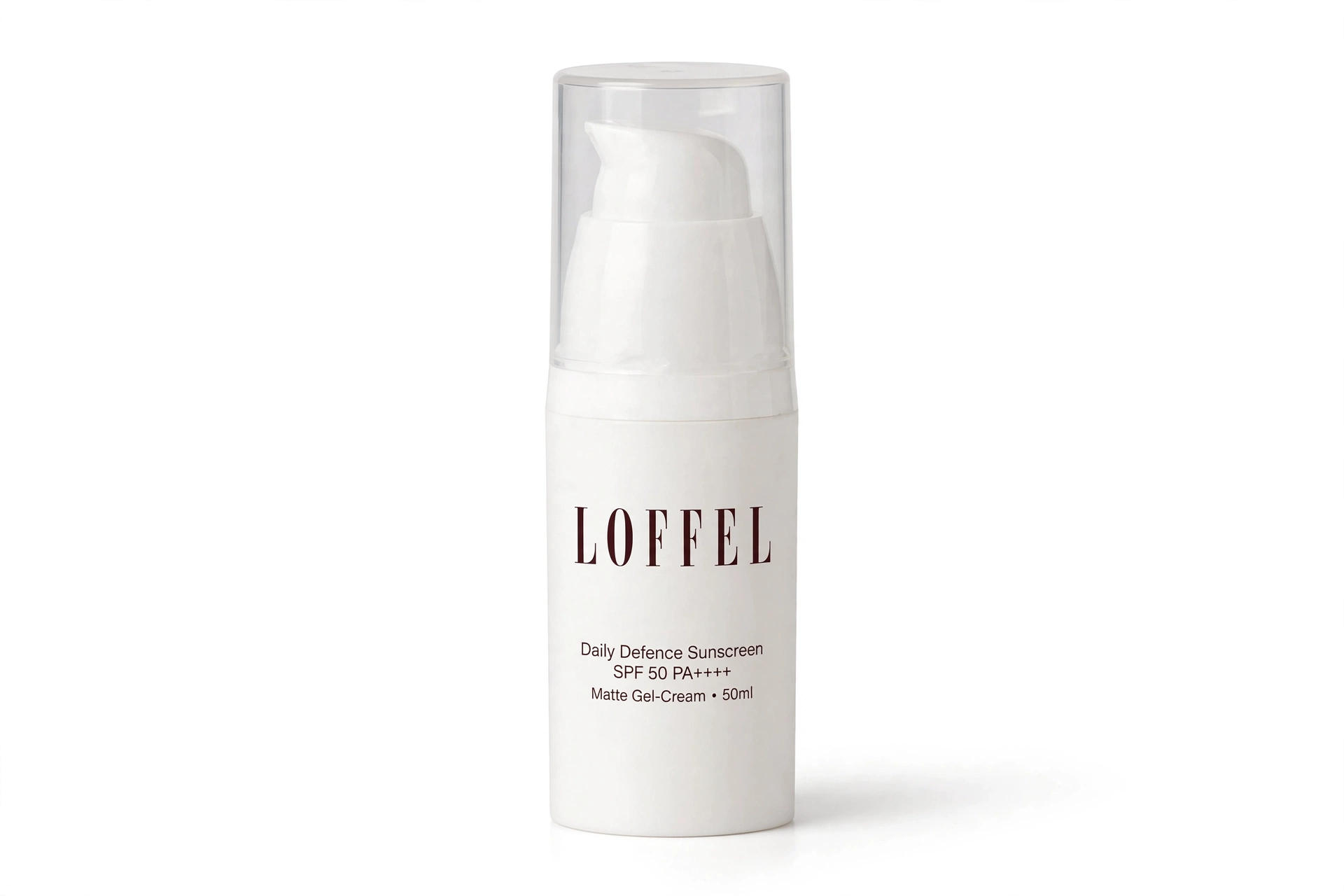 Loffel Daily Defence Sunscreen concept packaging