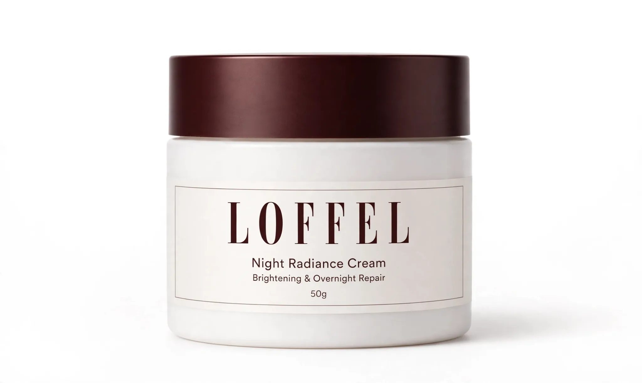 Loffel Night Radiance Cream concept packaging